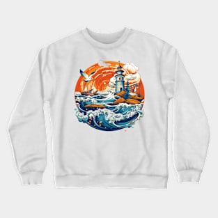 A Lighthouse Crewneck Sweatshirt